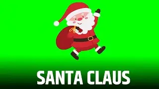 5 SANTA CLAUS | MERRY CHRISTMAS GREEN SCREEN | CHROMA