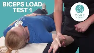 Assessing SLAP injury - Biceps Load Test 1