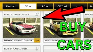How to Buy Cars in GTA 5 Online! (Get FREE Cars NO GITCH!)