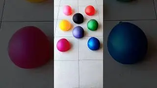 Purple Black Water Color Ballons Pop Reverse Video Asmr Satisfying