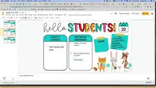 "Locking" items in Google Slides