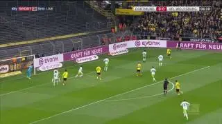 Боруссия Дортмунд 3-0 Вольсбург ( Чемпионат Германии 21 тур)