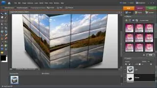 PanosFX 2D Cubes actions for Photoshop Elements