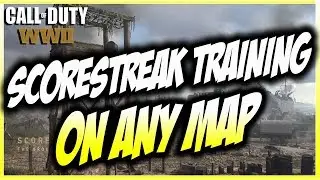 COD WW2 GLITCHES *NEW* HOW TO GET SCORESTREAK TRAINING ON ANY MAP (WW2 GLITCHES)