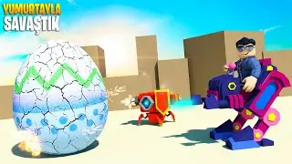 💥 Yumurta vs Robotlarım! Hesaplaştık! 🤖 | Bot Clash | Roblox Türkçe