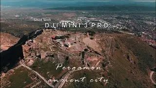 Pergamon Antik Kenti | Drone ile Manzaralar | 4K | Bergama | İzmir | Türkiye