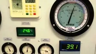 50 meter dry dive Midlands Diving Chamber control