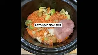 Less meat stew