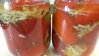 БОЛГАРСКИЙ ПЕРЕЦ фаршированный КАПУСТОЙ на зиму Вкусная заготовка , которая понравится всем