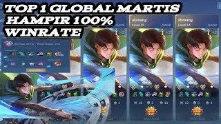 build martis paling sakit 2024,top 1 global martis!!! |mobile LEGENDS BANG BANG|