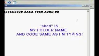 lock folder without any software 100% working