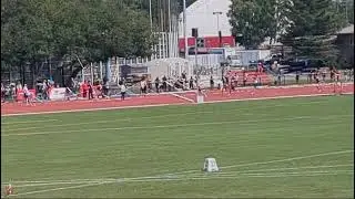Legion National Youth  championship U 18 Boys relay ,Ontario 41.27 Quebec 41.96 Flying Angeles 43.05