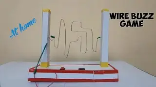How to make a Wire buzz game at home / Wire Buzz Game