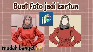 Buat foto jadi kartun || tutorial ibisPaint X pemula