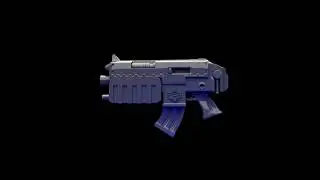 Modelado 3D arma (Bolter)