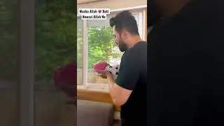 Falak Shabbir Apni Beti Ko AZAN De Rhain Hain ❤️ MashaAllah ❤️ Allah Pak Ne Beti De Hai ❤️#beti
