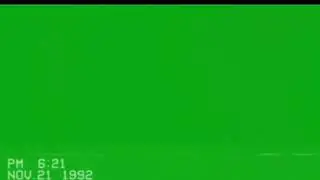 Aesthetic Green Screen VHS Glitch (Time,day)