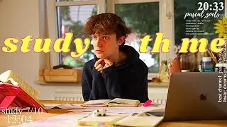 LIVE | 8-HOUR study with me 📚🌧 rain sounds & pomodoro timer 60 & 10
