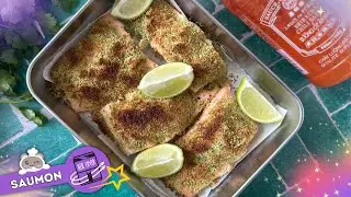 AIR FRYER : Pavé de saumon en croûte !