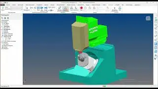 Powermill - симулятор для 5-ти осевого станка DMG DMU 50 evo_linier