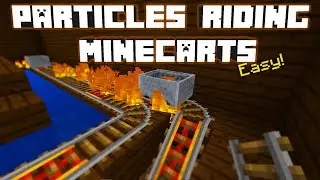 Minecraft: How To Make Particles Ride Minecarts/Boats