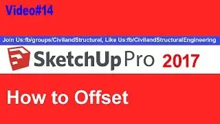 How to Offset in Sketchup V #14