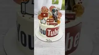 торт ютуб|Торт YouTube|мой торт|торт в стиле ютуб 