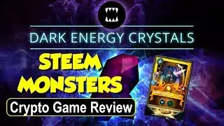 Crypto Games Review - **New** Steem Monsters Dark Energy Crystals (Blockchain Game)