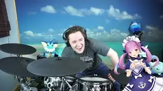 The8BitDrummer - Drum Cover of Minato Aqua's BGM!