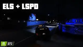 Graphics Mod Bright Lights LAPD Ford Police Interceptor | GTA V ELS + LSPD