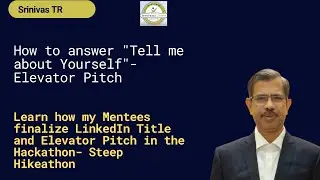 Elevator Pitch for Job Seekers. How to Answer "Tell me about Yourself" and be  Interview Confident
