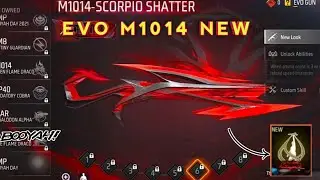 Free Fire New Evo M1014 Gun Skin Review | M1014 Next Faded Wheel Event | FF New Event 2023