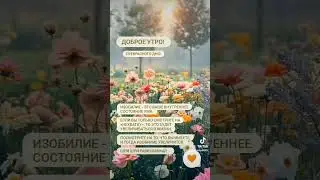 Доброе утро! Прекрасного дня! #доброеутро #цветы #любовь #весна #психология