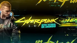 Create Cyberpunk theme gaming intro on kinemaster | Android intro tutorial | Glitch intro kinemaster