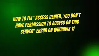 How to Fix 