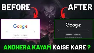 Google पर ऐसे ANDHERA KAYAM होता है | How to Enable Dark Mode on Google Search engine? #shorts