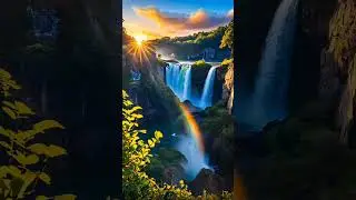 The Earth's Canvas | The Beauty Of Nature | #nature #earth #art #mountains #fountain #colors #shorts
