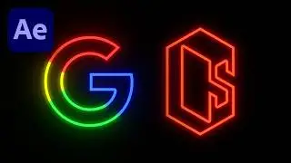 Neon Logo Reveal - After Effects Tutorial