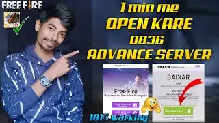 Ob36 advance server open problem | Advance server opening problem | ff activation code problem