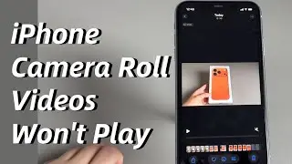 iPhone Camera Roll Videos Won't Play. How to Get the Videos Load and Play Again?