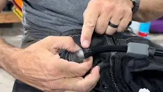 Ozone Kite and Wing High Flow Hose Collars Install