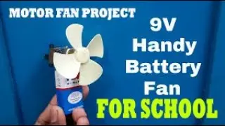 Motor Fan Project For School | School Holiday Project | somakeiteasy