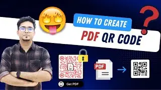 How to Convert PDF into QR code | How to make a QR code for a PDF, JPG or PNG File Type 2022 🔥🔥