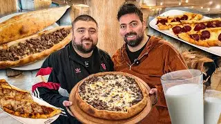 WE ATE BLACK SEA PIDE ALL DAY! @HTalksYoutube