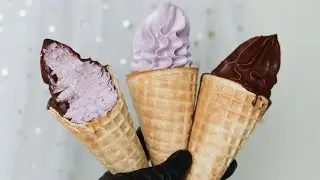 МОРОЖЕНОЕ КОТОРОЕ НЕ ТАЕТ🍦 ЗЕФИР ЧЕРНИКА-ЛИМОН 🍦 Zephyr blueberry lemon