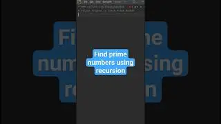 Find prime numbers 