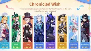 Fontaine Chronicle Wish Is Coming to Genshin Impact!