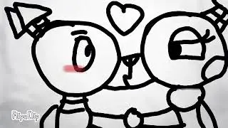 Mangle KISSES FOXY!