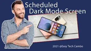 How To Scheduled Dark Mode Screen On Android | Redmi10 2021