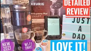 DETAILED REVIEW Keurig K-Supreme Plus SMART Single Serve K Cup Coffee Maker NEW 2021